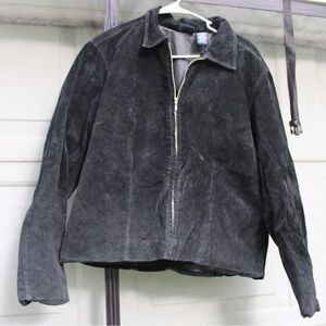 Genuine Sonoma Jean Company Large Black Zip Up Jacket